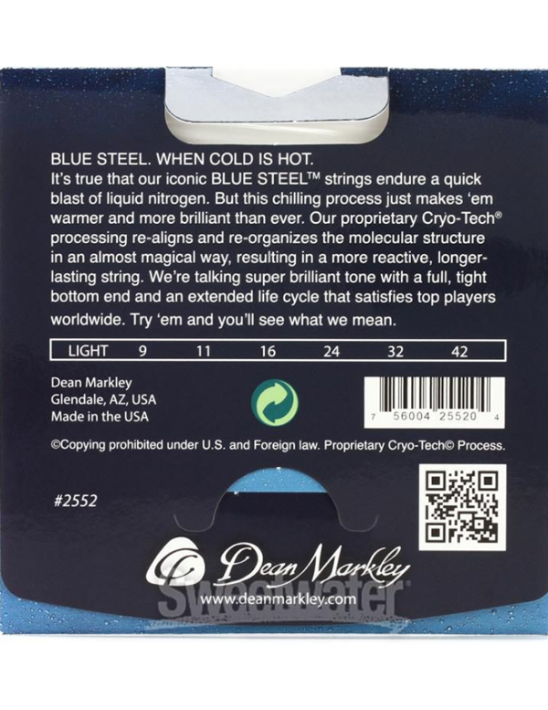 Dean Markley, BLUE STEEL- Light - Image 2