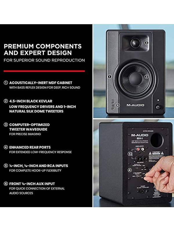 M-AUDIO BX4 (Pair) - Image 3