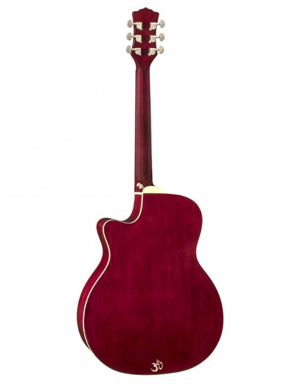 Luna Flora Lotus Acoustic Electric Guitar - Image 2