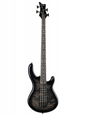 Dean Edge 2 Burled Maple Bass Guitar - Trans Blackburst