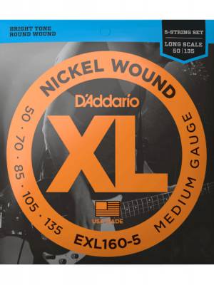 D'Addario's 5-string EXL160-5