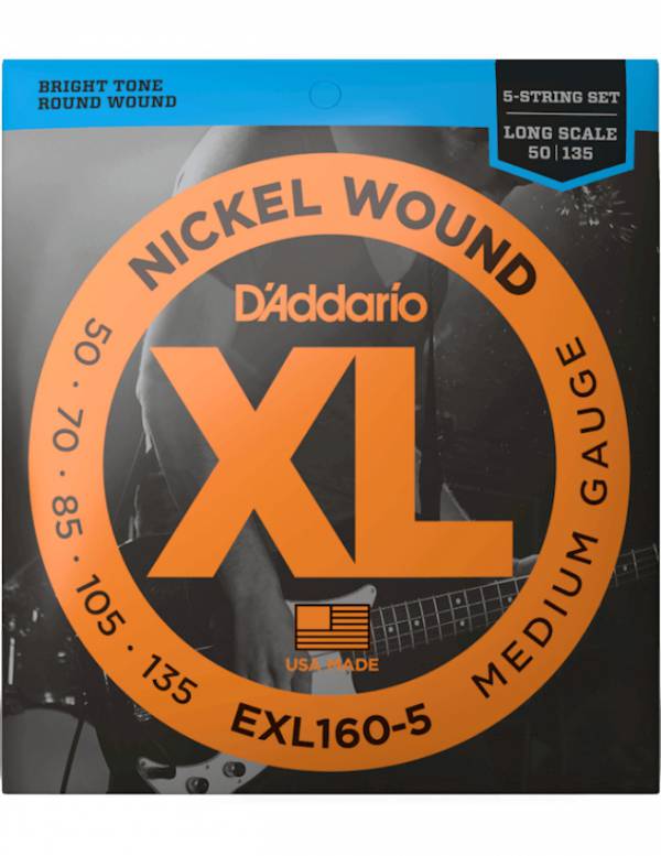 D'Addario's 5-string EXL160-5