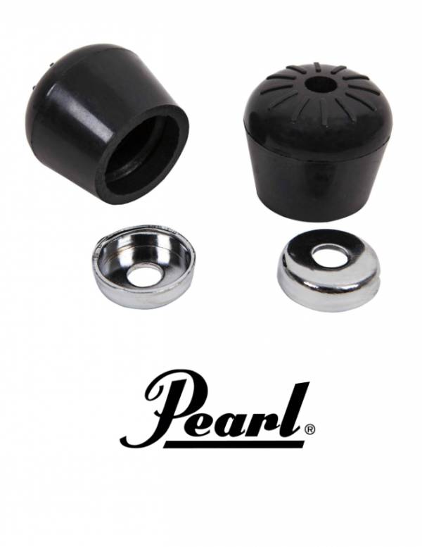 PEARL BASS DRUM RUBBER TIPS WITH WASHERS  (2-PACK)