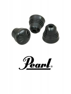 PEARL RUBBER TIPS/FEET FOR FLOOR TOM LEGS (3-PACK)