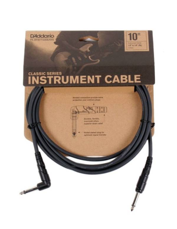 D'Addario Guitar Cable 1/4" 10ft. CGTRA-10 - Image 2