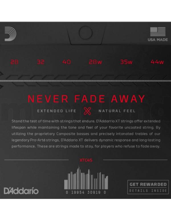 D'Addario XTC45 Normal Tension Set - Image 2