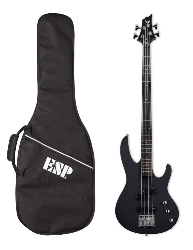 ESP LTD B 10 Bass Guitar Black Satin iPlay MusicCenter