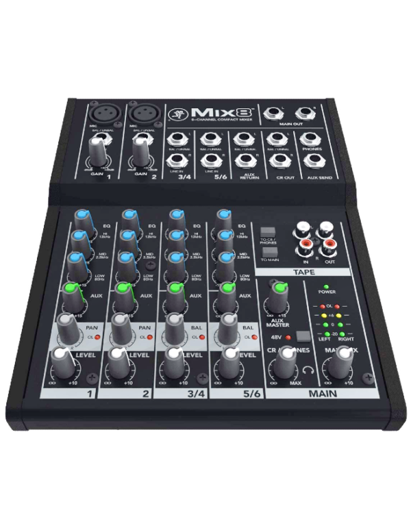 Mackie Mix8 8-channel Compact Mixer