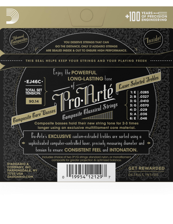 D'Addario EJ46C Composite Core, Hard Tension - Image 2