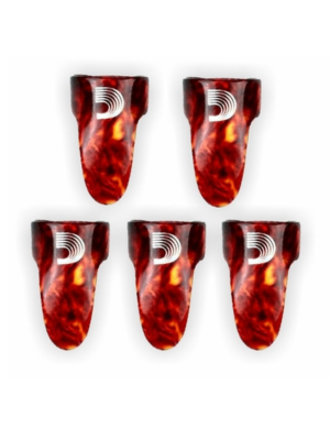 D'Addario Celluloid Finger Picks - Medium 5 Pack 4CSH4-5
