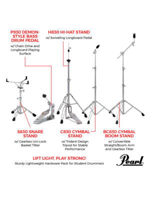 Pearl's 830 Series Hardware Pack