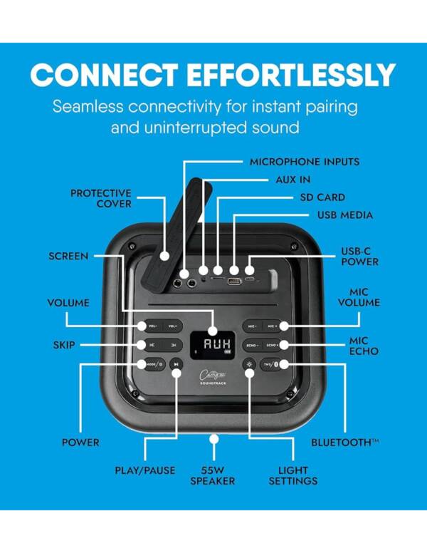 Carry-on Soundtrack Portable Bluetooth Speaker - Image 4