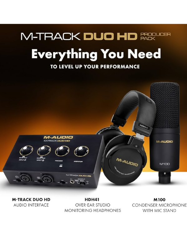 M-Audio M-Track Duo HD Producer Pack - Image 2