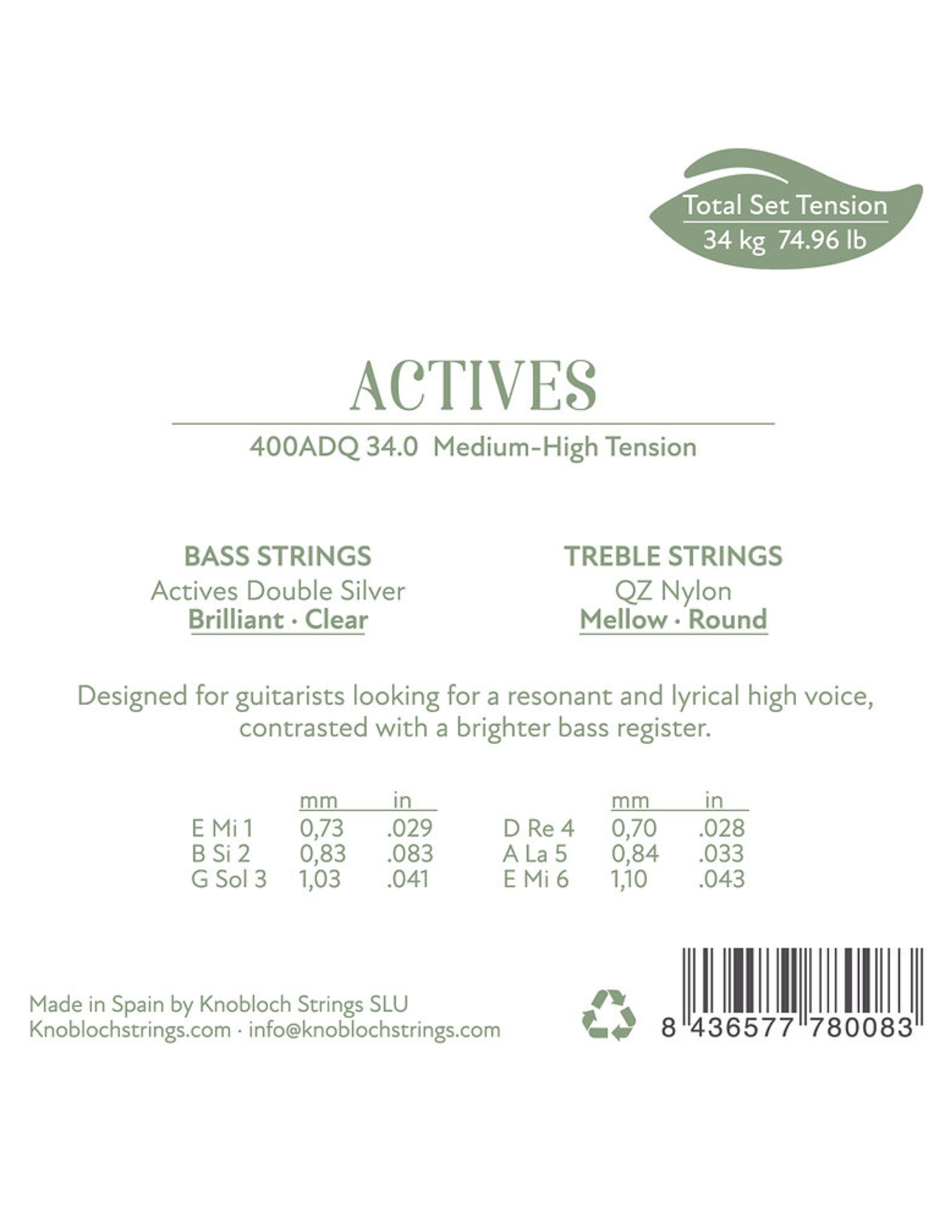 KNOBLOCH ACTIVES QZ NYLON 400 ADQ - Image 2