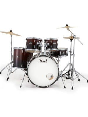 Pearl Roadshow Drum Set with BRD Cymbals - Garnet Fade Finish